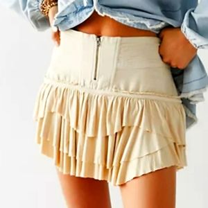 Tiered Mini Skirt